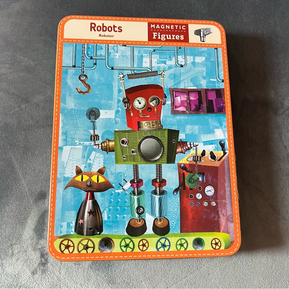 Magnetic Robot Figures Toy Set - Multicolor